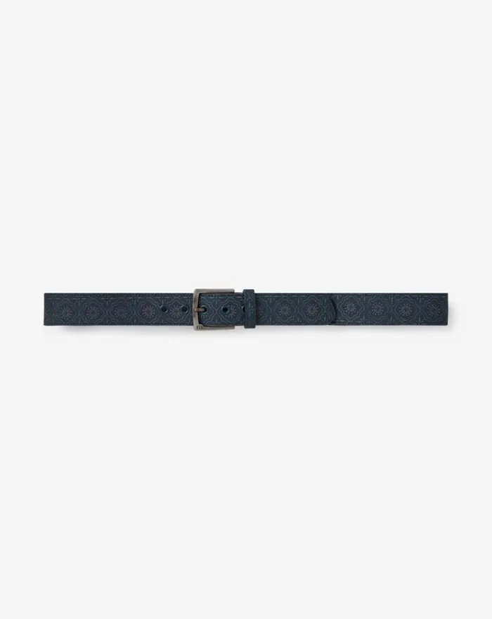 Accessories WORLD LINK CANVAS HYBRID STRETCH BELT Mood Indigo TravisMathew Belts