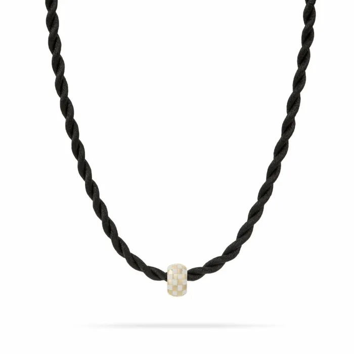 Adina Reyter Best Sellers White Ceramic Checkerboard Big Bead White Gold 8211 FEATURED Adina Reyter Best Sellers White Ceramic Checkerboard Big Bead White Gold 8211 FEATURED
