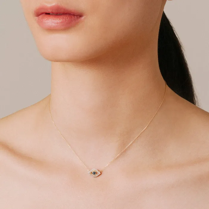 Adina Reyter Fine Chains and Pendants Tiny Pav Evil Eye Necklace 8211 Necklaces Adina Reyter Fine Chains and Pendants Tiny Pav Evil Eye Necklace 8211 Necklaces