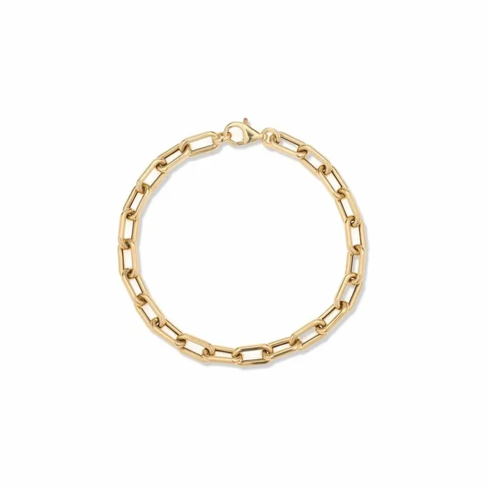 Adina Reyter Heavy Chains 53mm Italian Chain Link Bracelet 14k Yellow Gold 8211 Bracelets and Anklets Adina Reyter Heavy Chains 53mm Italian Chain Link Bracelet 14k Yellow Gold 8211 Bracelets and Anklets