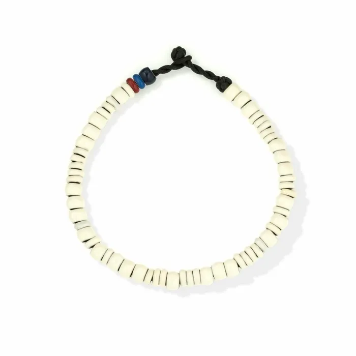 Adina Reyter Mini Bead And Big Bead Sets Bead Party Men039s White Enamel Bracelet 8211 Bracelets and Anklets Adina Reyter Mini Bead And Big Bead Sets Bead Party Men039s White Enamel Bracelet 8211 Bracelets and Anklets