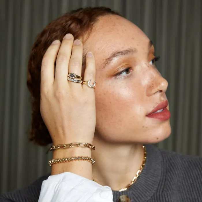 Adina Reyter Signet Baguette Horseshoe Signet Ring 14k Yellow Gold 8211 Rings Adina Reyter Signet Baguette Horseshoe Signet Ring 14k Yellow Gold 8211 Rings