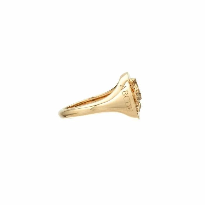 Adina Reyter Signet Pav Diamond Poodle Signet Ring Poodle 8211 Rings