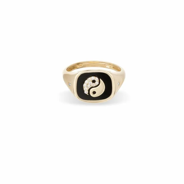 Adina Reyter Signet Zodiac Ceramic Diamond Gemini Signet Ring Gemini 8211 Rings Adina Reyter Signet Zodiac Ceramic Diamond Gemini Signet Ring Gemini 8211 Rings