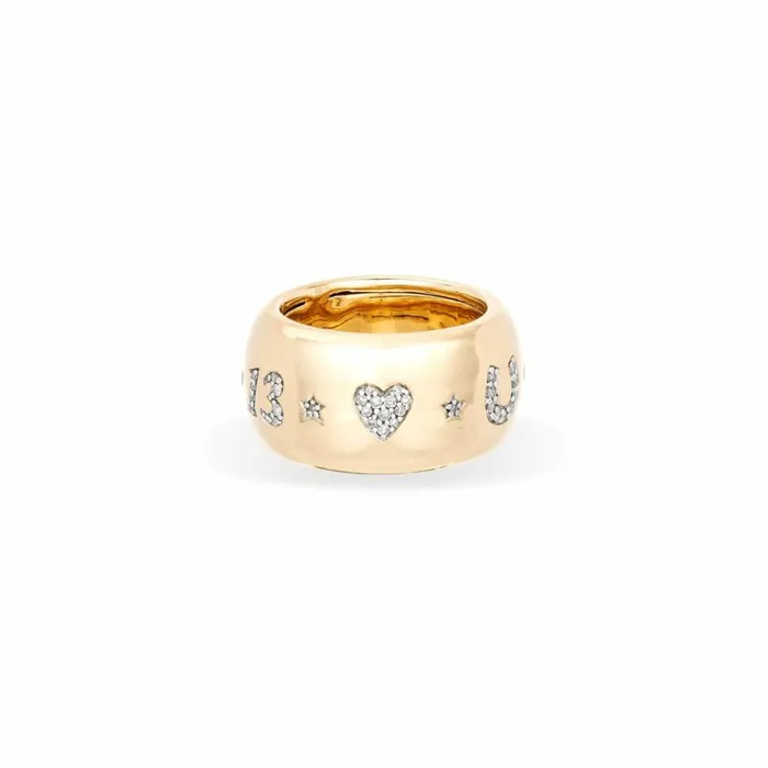 Adina Reyter Statement Good Luck Diamond Barrel Ring 8211 Rings