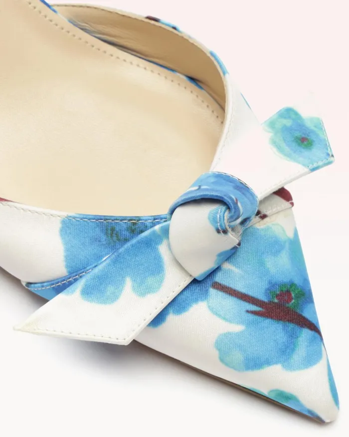 Alexandre Birman Clarita Slingback 60 Blue Floral Pumps Blue Women Alexandre Birman Pumps