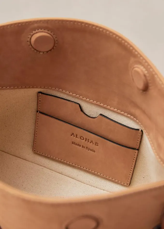 ALOHAS Bags Women The Curl 8211 Brown Nubuck Shoulder Bag