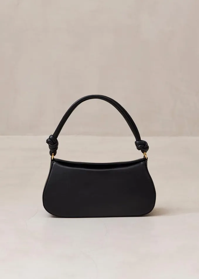 ALOHAS Bags Women The Curl Knot 8211 Black Leather Handbag