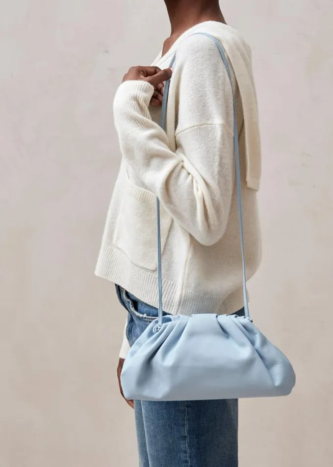 ALOHAS Bags Women The D 8211 Baby Blue Leather Handbag