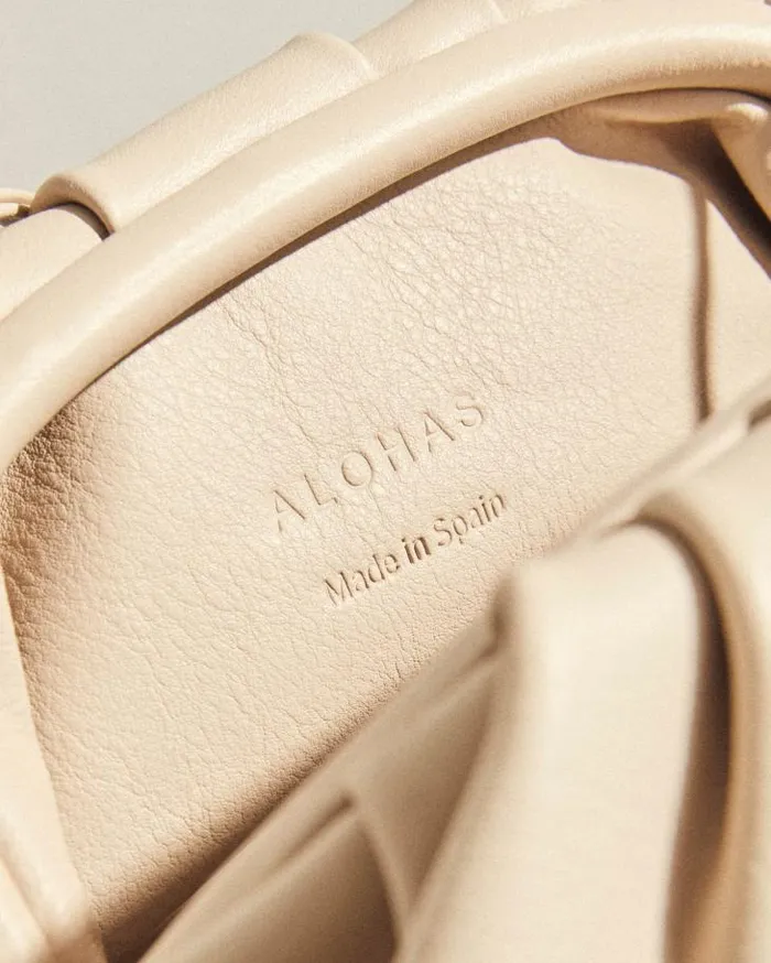 ALOHAS Bags Women The D 8211 White Leather Handbag