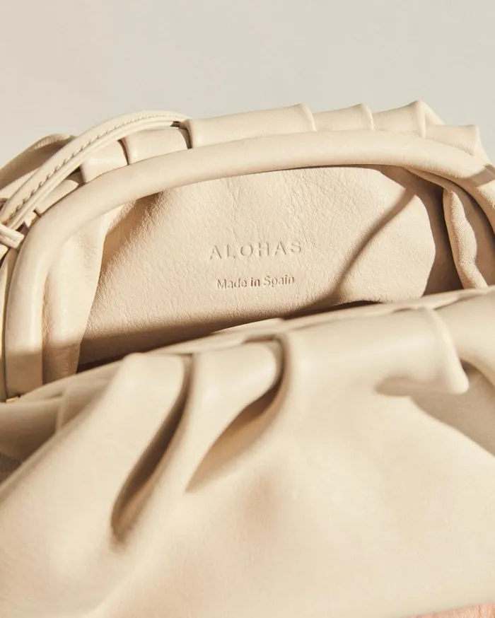 ALOHAS Bags Women The D 8211 White Leather Handbag