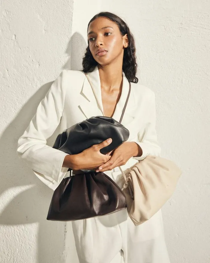 ALOHAS Bags Women The D 8211 White Leather Handbag