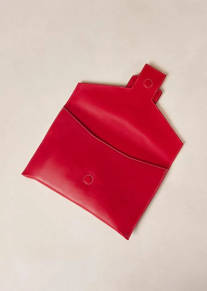 ALOHAS Bags Women The E 8211 Red Leather Handbag