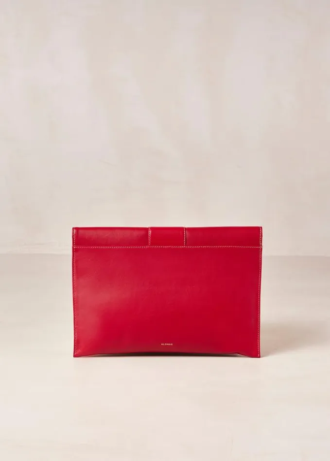 ALOHAS Bags Women The E 8211 Red Leather Handbag