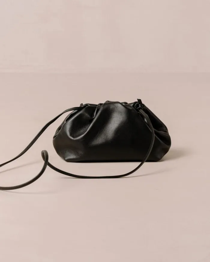 ALOHAS Bags Women The Mini D 8211 Black Leather Bag
