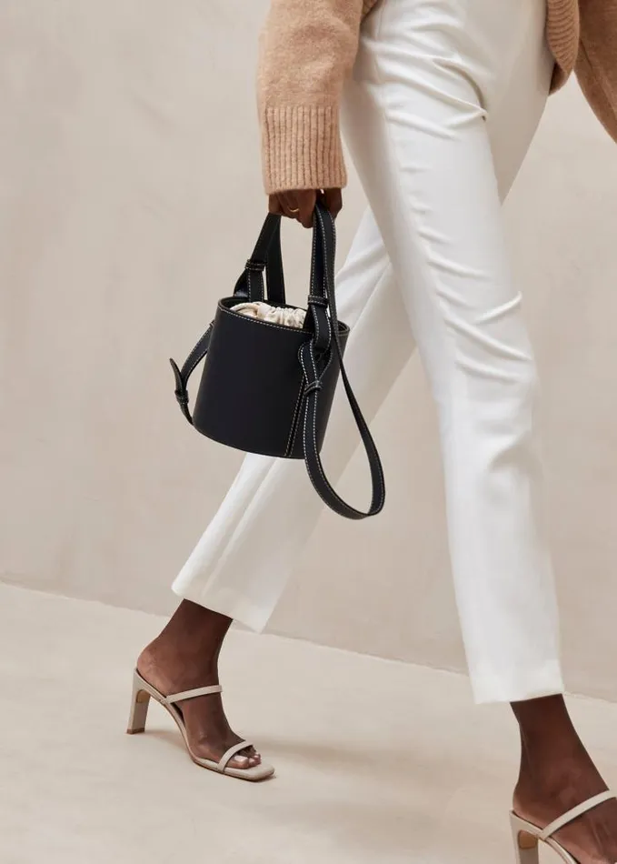ALOHAS Bags Women The U 8211 Blue Leather Handbag