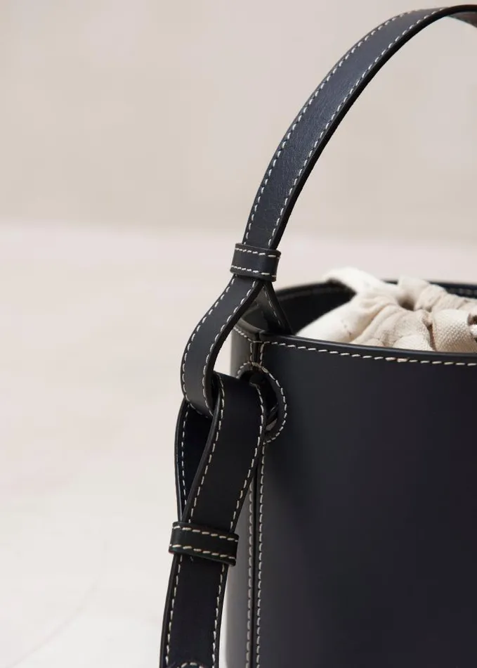 ALOHAS Bags Women The U 8211 Blue Leather Handbag