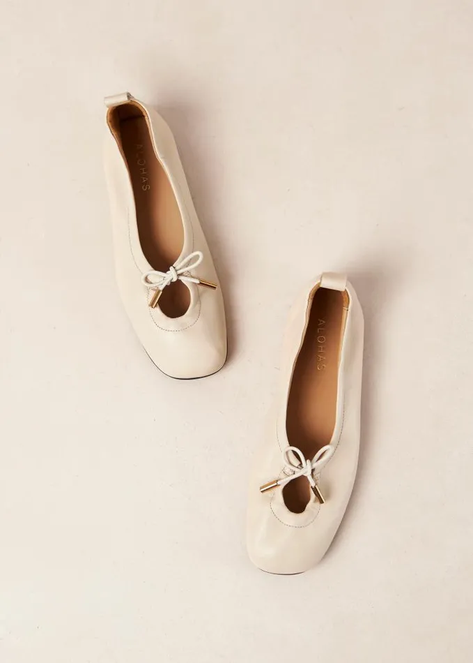 ALOHAS Ballet Flats Women Rosalind 8211 Cream Ballet Flats