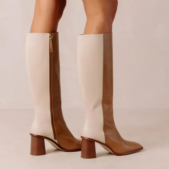 ALOHAS Boots Women East Camel Cream