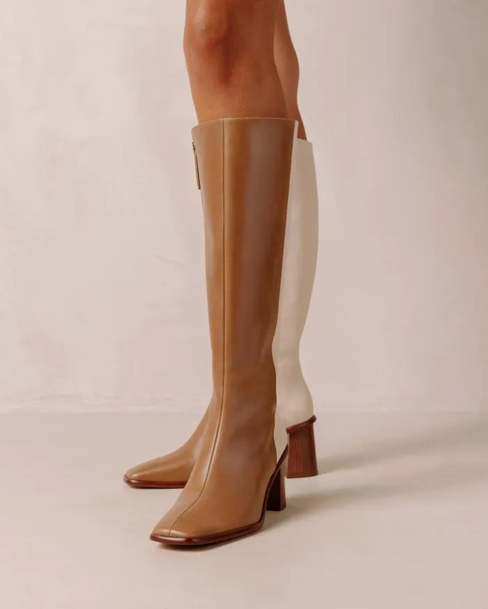 ALOHAS Boots Women East Camel Cream
