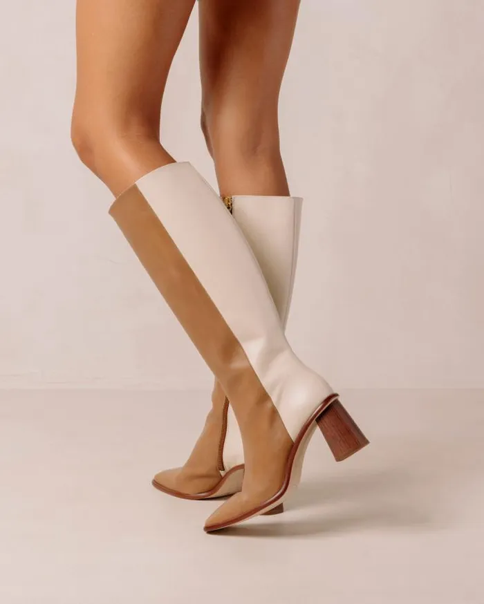 ALOHAS Boots Women East Camel Cream