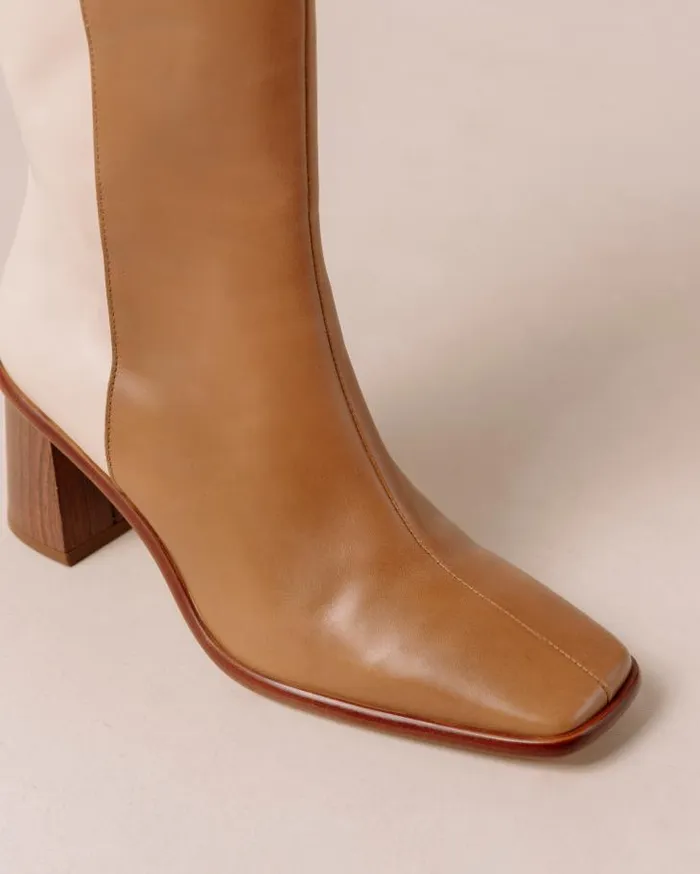 ALOHAS Boots Women East Camel Cream