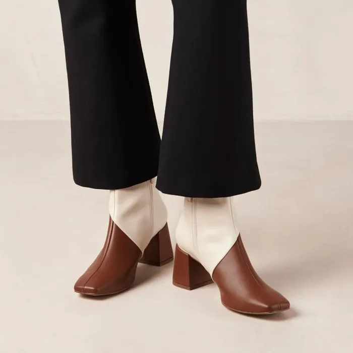 ALOHAS Boots Women Watercolor Gingerbread