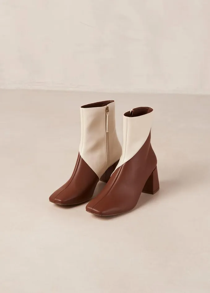 ALOHAS Boots Women Watercolor Gingerbread