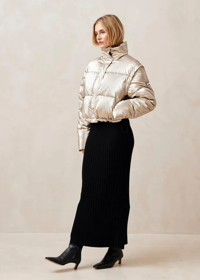 ALOHAS Coats Women Chicago 8211 Gold Padded Jacket