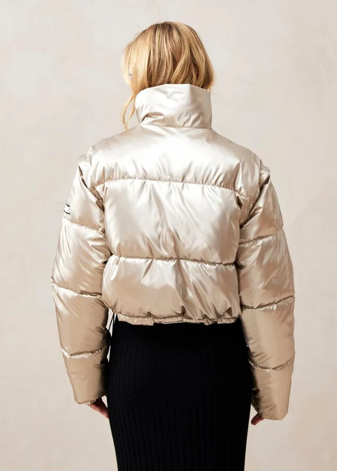 ALOHAS Coats Women Chicago 8211 Gold Padded Jacket