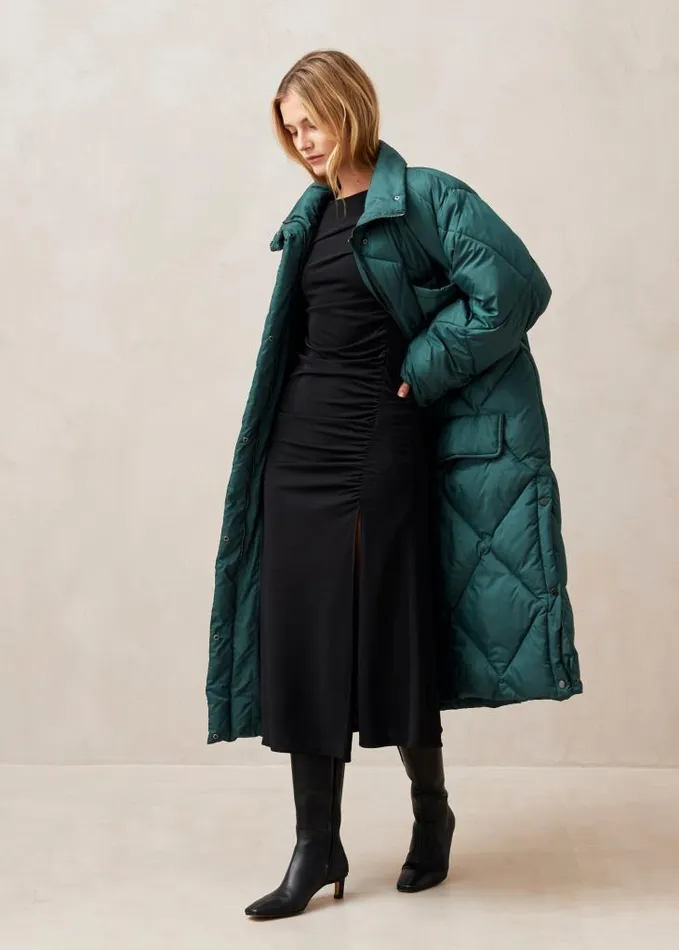 ALOHAS Coats Women Colorado 8211 Green Padded Coat