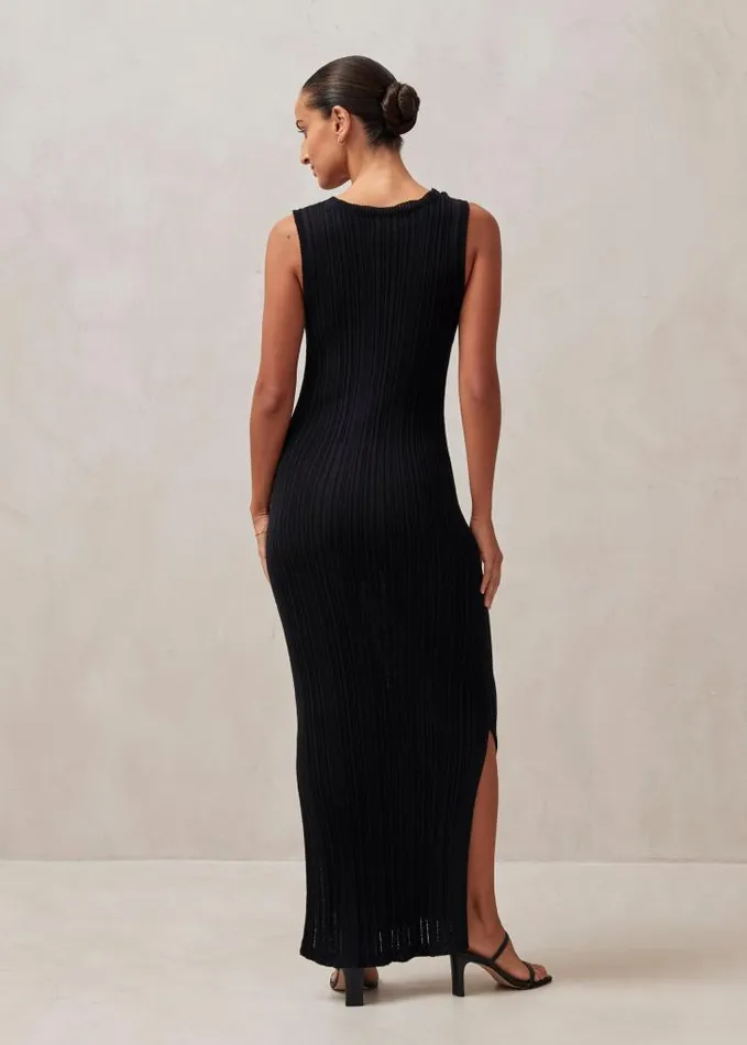 ALOHAS Dresses Women Breezy 8211 Black Knit Dress