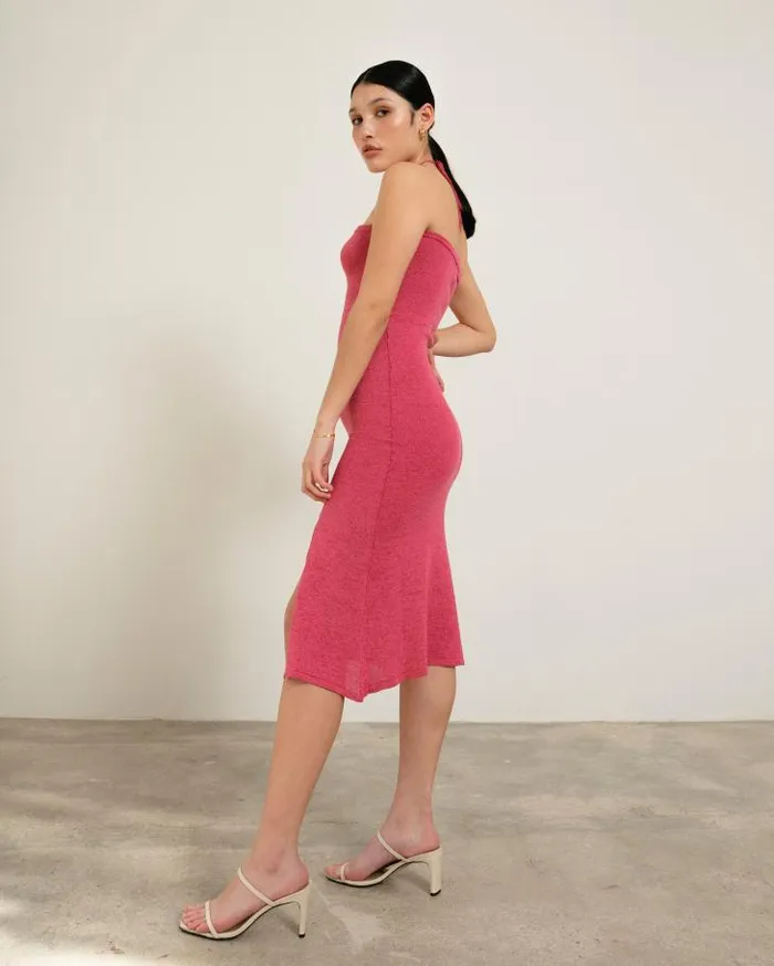 ALOHAS Dresses Women Dancefloor Glim 8211 Pink Knit Dress