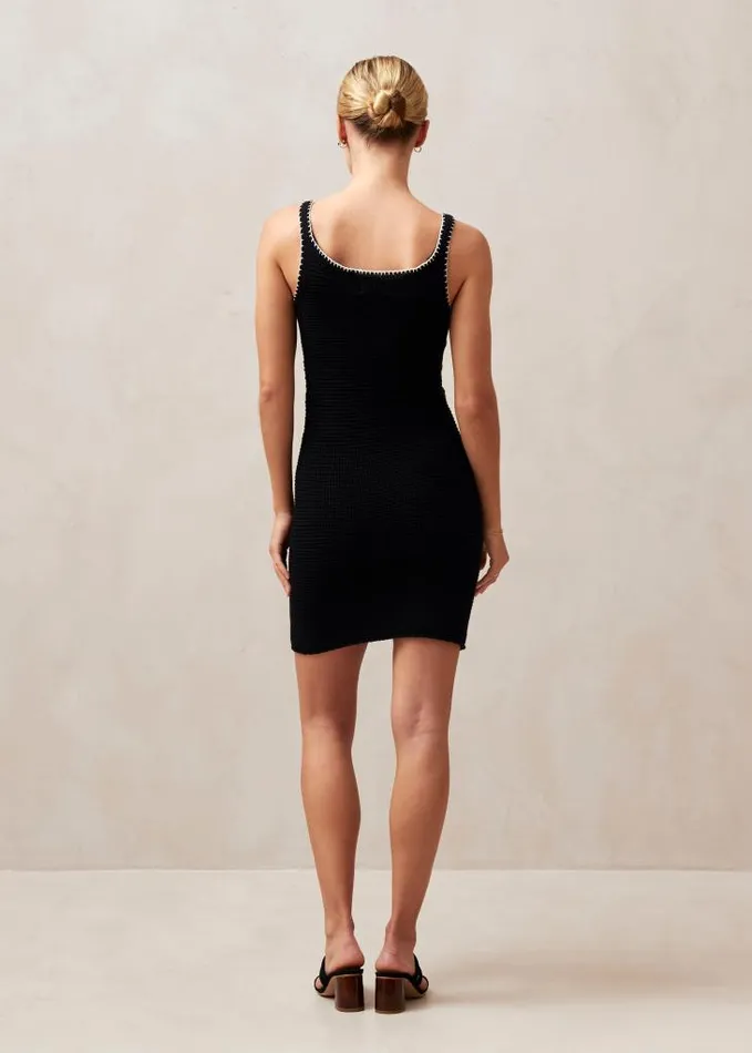 ALOHAS Dresses Women Milan 8211 Black Cotton Dress