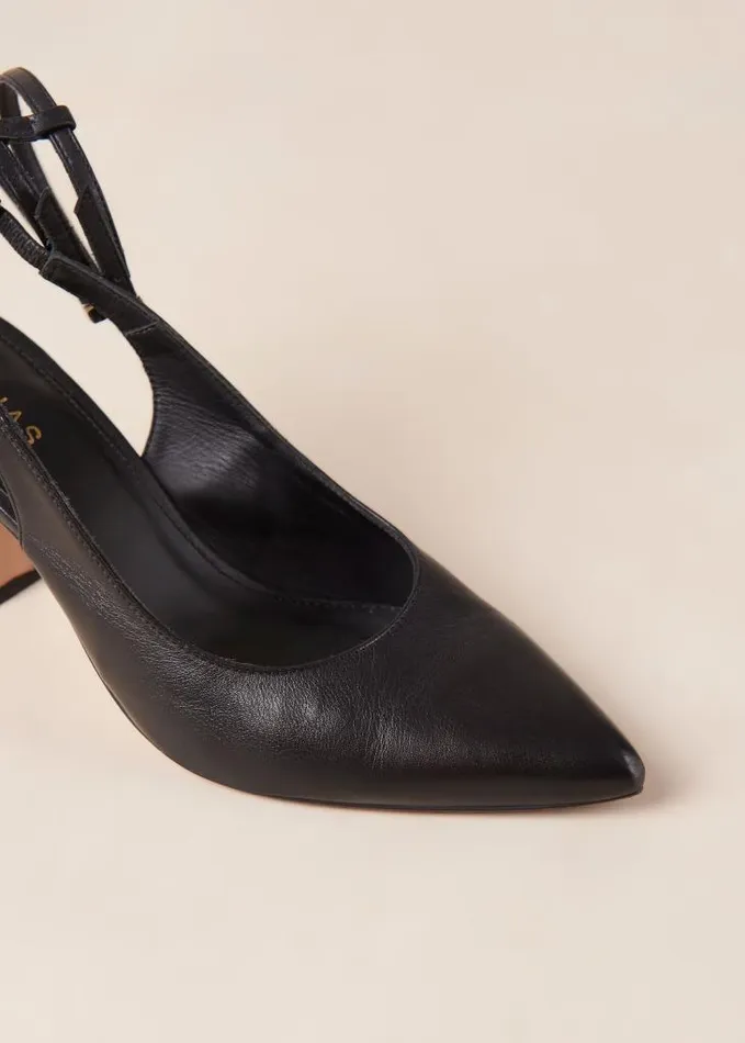 ALOHAS Heels Women Louise 8211 Black Leather Pumps