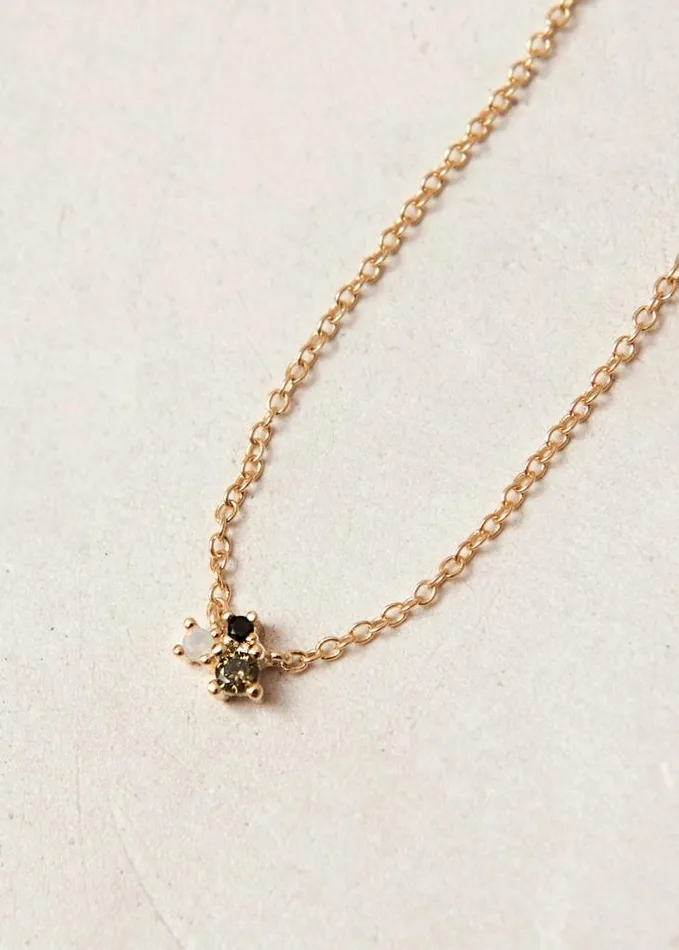 ALOHAS Jewelry Women Eunoia 8211 Gold And Crystal Necklace