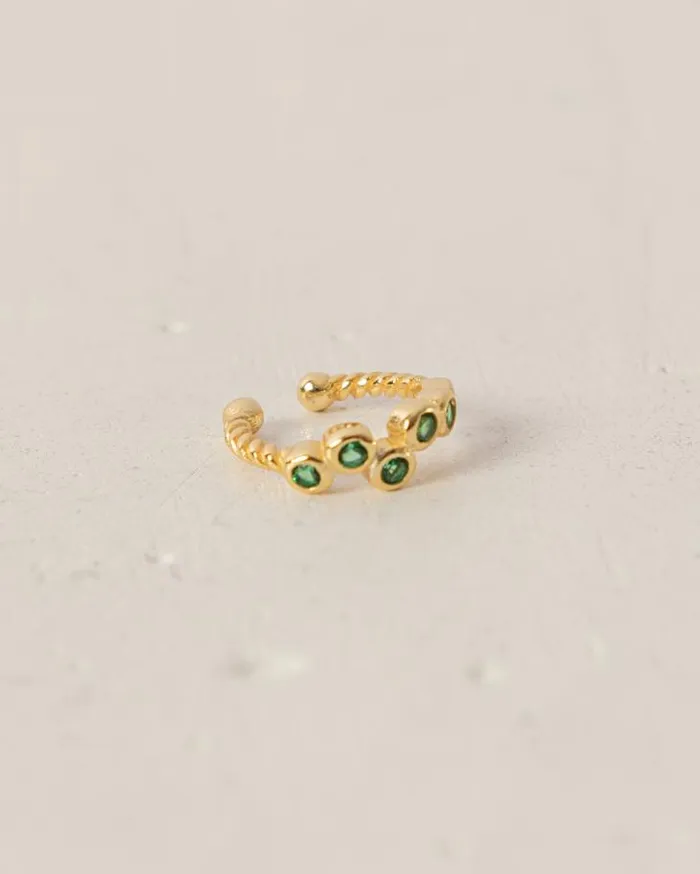 ALOHAS Jewelry Women Jackfruit 8211 Green And Gold Earring