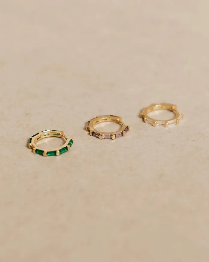 ALOHAS Jewelry Women Orlop 8211 Gold And Green Earrings