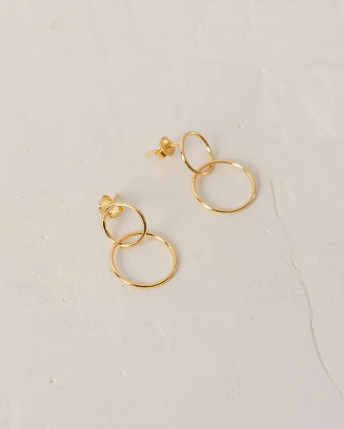 ALOHAS Jewelry Women Papaya 8211 Gold Earrings