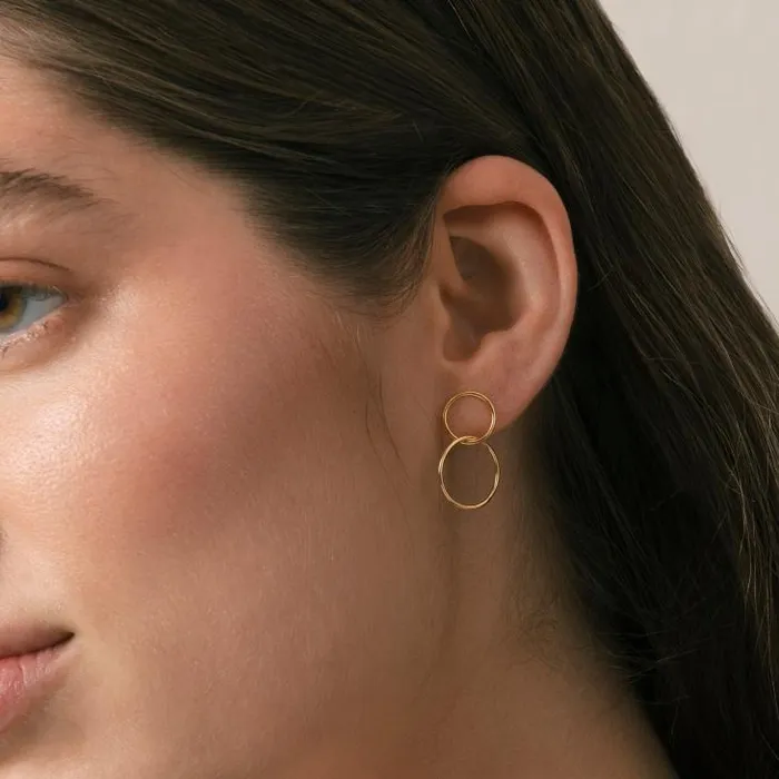 ALOHAS Jewelry Women Papaya 8211 Gold Earrings
