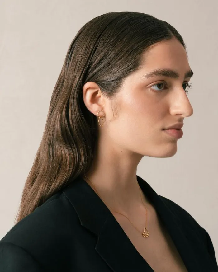 ALOHAS Jewelry Women Papaya 8211 Gold Earrings