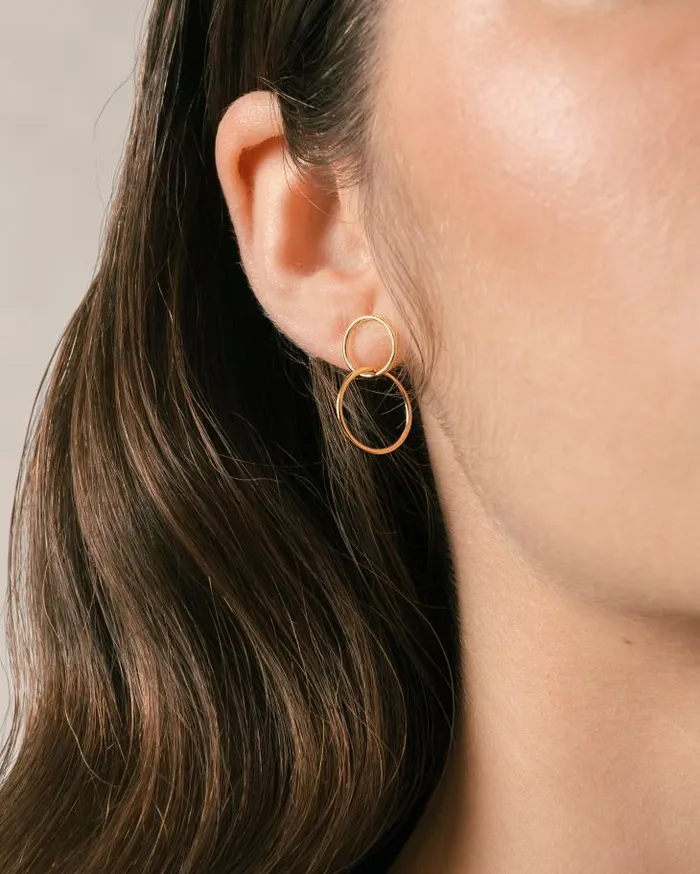 ALOHAS Jewelry Women Papaya 8211 Gold Earrings