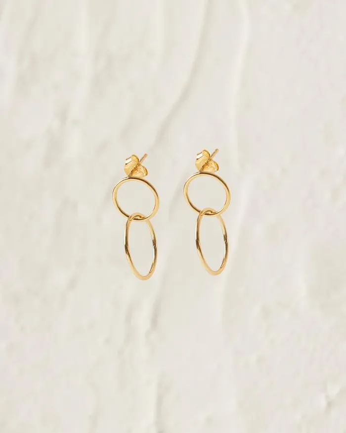 ALOHAS Jewelry Women Papaya 8211 Gold Earrings