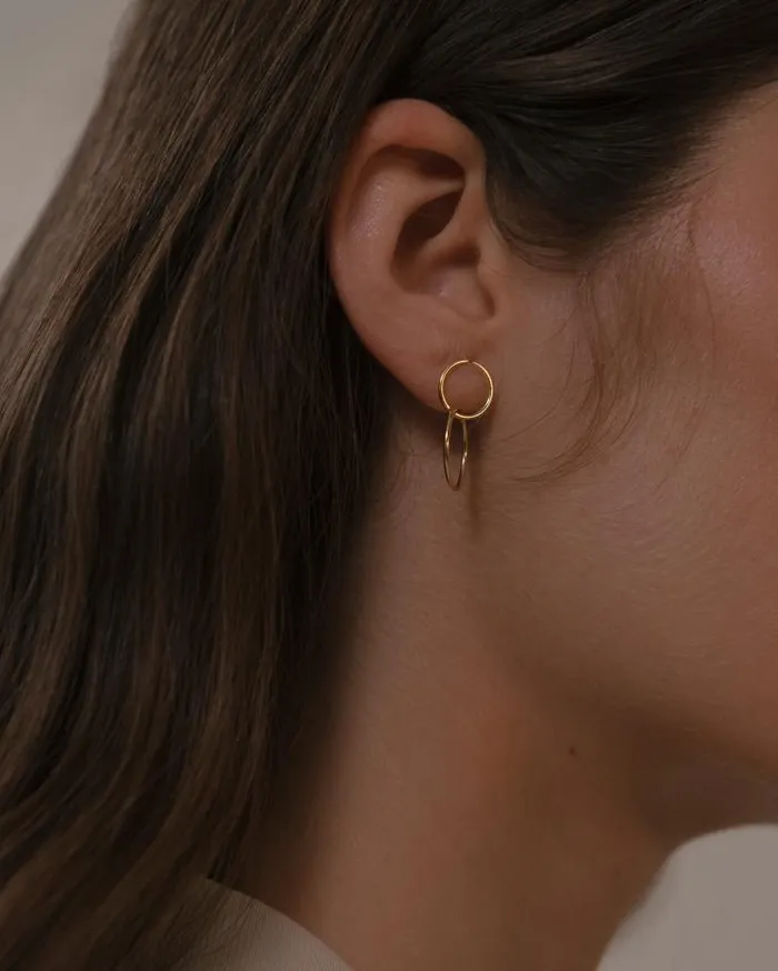 ALOHAS Jewelry Women Papaya 8211 Gold Earrings