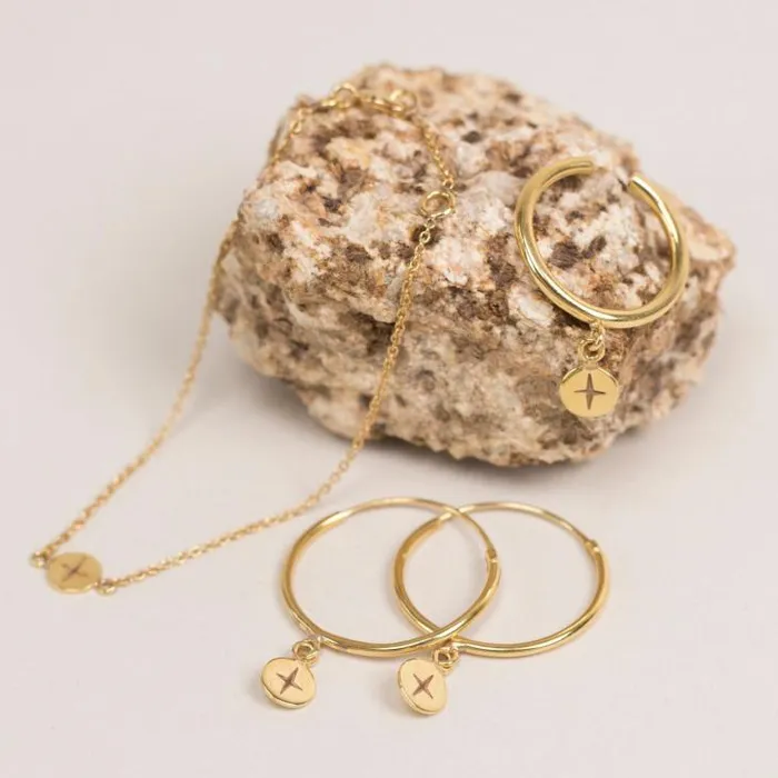 ALOHAS Jewelry Women Polar Star 8211 Gold Rings