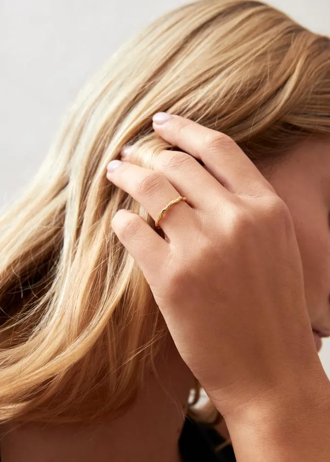 ALOHAS Jewelry Women Rhizome 8211 Gold Ring