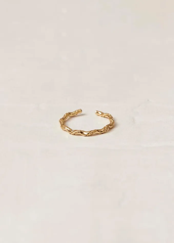 ALOHAS Jewelry Women Rhizome 8211 Gold Ring
