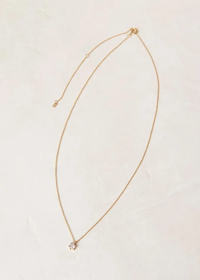 ALOHAS Jewelry Women Rococo 8211 Gold And Clear Crystal Necklace