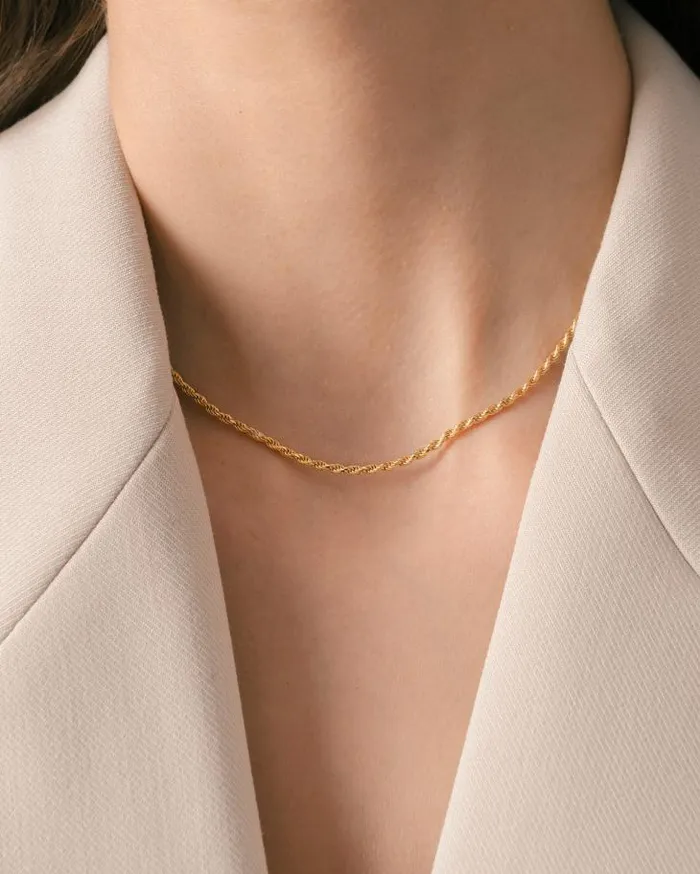 ALOHAS Jewelry Women Soursoup 8211 Gold Necklace