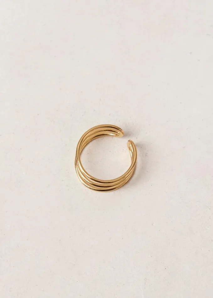 ALOHAS Jewelry Women Viking 8211 Gold Ring